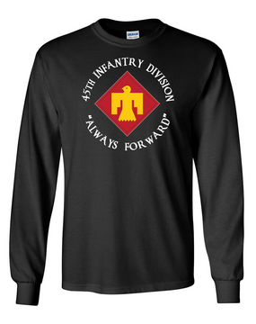 45th Infantry Division Long-Sleeve Cotton T-Shirt (C)(FF)