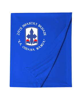 29th Infantry Brigade Embroidered Dryblend Stadium Blanket  (C)