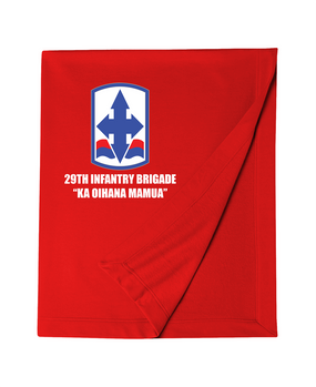 29th Infantry Brigade Embroidered Dryblend Stadium Blanket