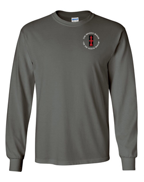 32nd Infantry Brigade Long-Sleeve Cotton T-Shirt (C)