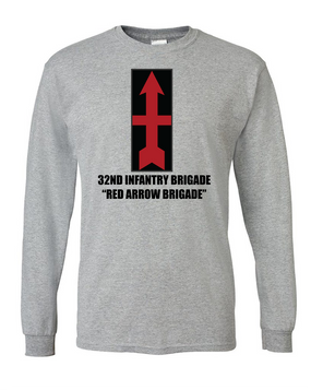 32nd Infantry Brigade Long-Sleeve Cotton T-Shirt (FF)