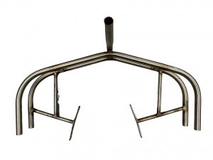 Rear Bumper Wide Stainless Steel