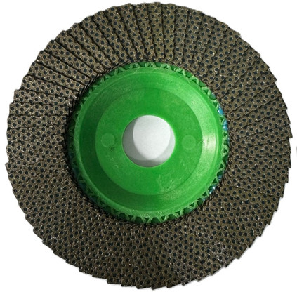 Fast grinding with Fentech's Diamond Flapdisc #60 grit.
 Although its aggressiv material removal, the edge is perfect without chipping