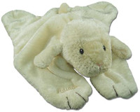 Personalized plush toy for infants to play, lie and roll around on, embroidered with child's name