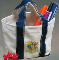 Custom embroidered boat bag for corporate gifting