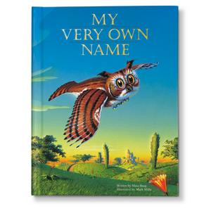 Personalized name book for children with illustrations to help them recognize letters and spell their name