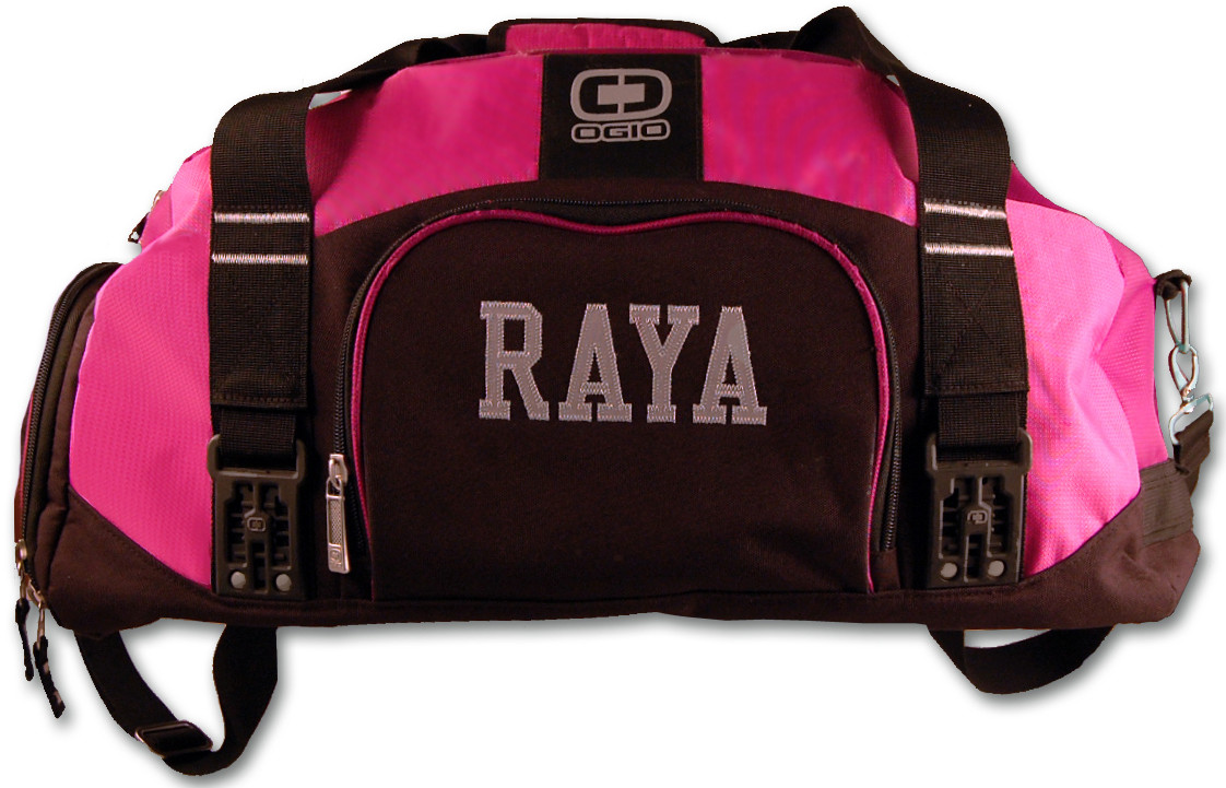 Custom Monogrammed Duffle Bag 