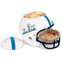 Custom football helmet snack dish for corporate gifting