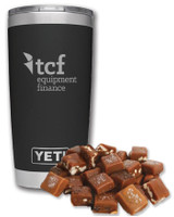 Custom branded Yeti insulated travel mug for corporate gifting