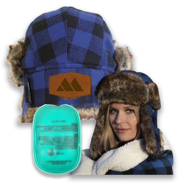 Custom trapper hat - Reusable hand warmers