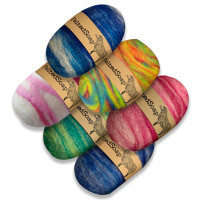 Felted Soap with custom dyed wool