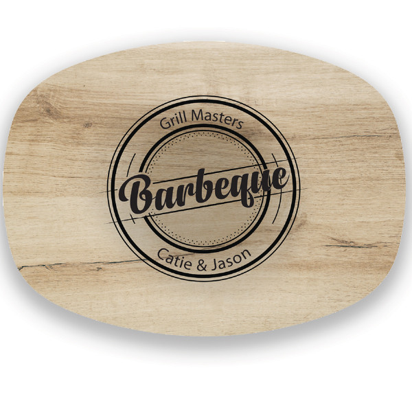 Personalized BBQ platter