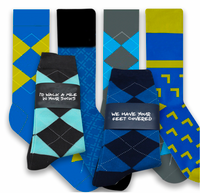 custom knit socks for corporate gifting