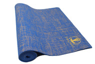 Splendid Natural Jute Yoga Mat Blue 5mm