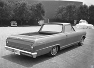 1961 Chevy El Camino Clay Model Poster