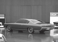 1971 Chevy Impala Clay Model Poster