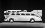 1936 GM Bus Concept Poster
