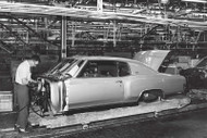 1970 Chevrolet Monte Carlo Fisher Body Plant Poster