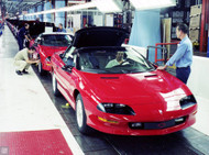 1994 Camaro Assembly Poster