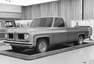 1973 Chevy Pickup Concept Poster