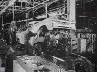 1958 Chevrolet NAPCO 4x4 Pickup Assembly Plant Poster