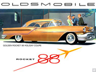 1950s Oldsmobile Ad Poster