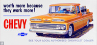 Chevy 1960s Advertisement Poster