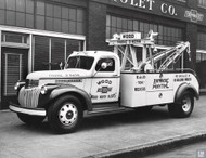 Wood Chevrolet Tow Truck Poster