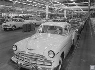 GM Flint Assembly Plant 1949 Poster