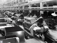 GM Flint Assembly Plant 1940 Poster