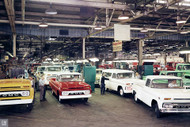 1963 GMC Pontiac Assembly Plant Poster