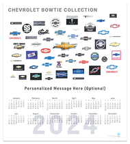 Chevrolet Bowties 2024 Wall Calendar