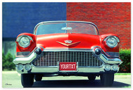 Cadillac 1957 Front View Personalized Poster