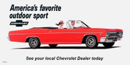 Chevrolet Impala Vintage 1966 Metal Sign