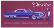 Cadillac Vintage 1958 Metal Sign