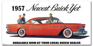 Buick Vintage 1957 Metal Sign