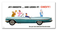 Chevrolet Impala Convertible Vintage 1961 Metal Sign