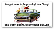Chevrolet Vintage 1957 Metal Sign
