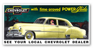 Chevrolet Vintage 1951 Metal Sign