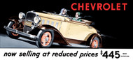 Chevrolet Vintage 1932 Metal Sign