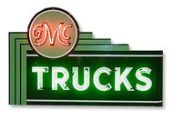 GMC Truck Vintage Dealer Neon Sign