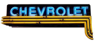 Chevrolet Horizonal Vintage Dealer Neon Sign