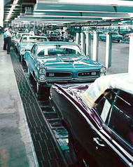 1966 Pontiac Assembly Line Poster