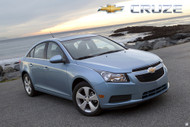 2011 Chevrolet Cruze at the Beach Poster