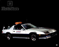 1982 Chevrolet Camaro Z-28 Coupe Indianapolis 500 Pace Car Poster