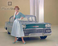 1958 Chevrolet Bel Air Impala Coupe Poster