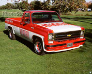 1978 Chevy Fleetside Indy 500 Pickup Poster