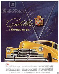Cadillac 1946 Advertisement Poster