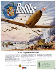 Cadillac 1944 Advertisement Poster