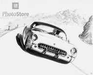 1954-55 Chevrolet Corvette Roadster Poster